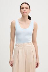 United Colors of Benetton pamut top 3GA2DH010 - kék XL - answear - 4 390 Ft