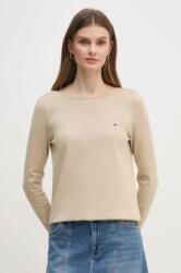 Tommy Hilfiger pulóver könnyű, női, WW0WW40099 - bézs XS