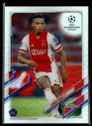 Topps 2020-21 Topps Chrome UEFA Champion’s League Refractor #71 Jurrien Timber