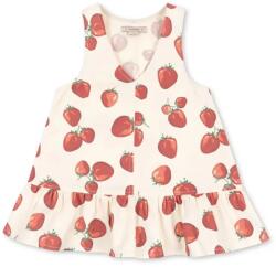 Konges Sløjd gyerek pamutruha FEN DRESS GOTS bézs, mini, harang alakú, KS102443 - bézs 134-140