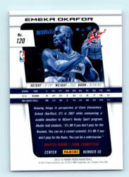 Panini 2013-14 Panini Prizm Base #120 Emeka Okafor