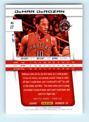 Panini 2013-14 Panini Prizm Base #17 Demar DeRozan