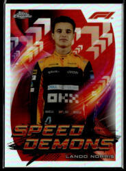 Topps 2022 Topps Chrome Formula 1 Racing Speed Demons #SD-LN Lando Norris