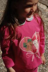 Konges Sløjd gyerek blúz pamutból BABETTE BLOUSE GOTS rózsaszín, nyomott mintás, KS102559 - rózsaszín 92