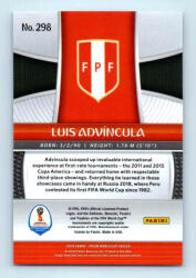 Panini 2017-18 Panini Prizm World Cup Soccer Base #298 Luis Advincula