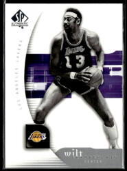 Upper Deck 2005-06 SP Authentic #39 Wilt Chamberlain