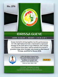 Panini 2017-18 Panini Prizm World Cup Soccer Base #276 Idrissa Gueye