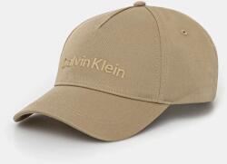 Calvin Klein pamut baseball sapka zöld, sima, K50K511987 - zöld Univerzális méret