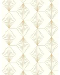 As Creation Tapet modern French Affair alb-auriu