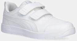 PUMA gyerek sportcipő Courtflex V3 lila, 397642 - fehér 35
