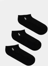Ralph Lauren zokni 3 pár fekete, női, 455972885 - fekete Univerzális méret