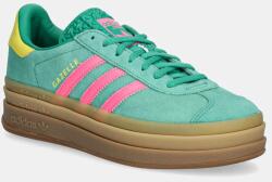 Adidas velúr sportcipő Gazelle Bold zöld, JH9668 - zöld Női 35.5