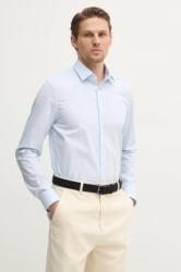 Calvin Klein ing férfi, galléros, slim, K10K114301 - kék 40