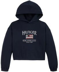 Tommy Hilfiger gyerek felső sötétkék, nyomott mintás, kapucnis, KG0KG08558 - sötétkék 98