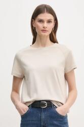 Calvin Klein pamut póló női, bézs, K20K208399 - bézs XS