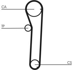 Continental Ctam Curea de distributie CONTINENTAL CTAM CT672 - fixbox