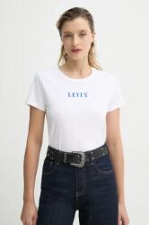 Levi's pamut póló THE PERFECT TEE női, fehér, 17369 - fehér M - answear - 10 990 Ft