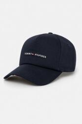 Tommy Hilfiger pamut baseball sapka sötétkék, nyomott mintás, AM0AM13162 - sötétkék Univerzális méret