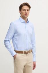 Calvin Klein ing férfi, galléros, slim, K10K114312 - kék 39