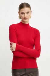 TWINSET pulóver könnyű, női, piros, félgarbó nyakú, 242TT3022 - piros M