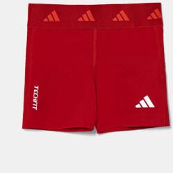 adidas gyerek rövidnadrág piros, nyomott mintás, állítható derekú, JF3749 - piros 116