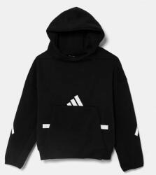 Adidas gyerek felső fekete, nyomott mintás, kapucnis, IS6916 - fekete 176