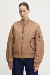 Guess Jeans bomber dzseki női, barna, átmeneti, W5RL81 WHAA2 - barna L