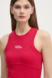 Red Bull Racing x Pepe Jeans top LOGO RIB TANK női, piros, RL500011 - piros XL