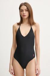 Juicy Couture egyrészes fürdőruha TAMAYO TRIANGLE fekete, puha kosaras, JCITS125201 - fekete M