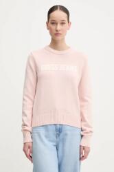 Guess Jeans pamut pulóver rózsaszín, W4BR10 Z3HM1 - rózsaszín XL