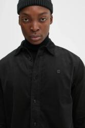 G-Star RAW pamut ing férfi, galléros, fekete, regular, D25196-D751 - fekete XL