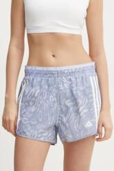 adidas Performance rövidnadrág futáshoz Own The Run lila, mintás, magas derekú, JD7759 - lila XS