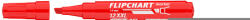 ICO Flipchart marker vízbázisú 1-4mm, vágott Artip 12XXL piros - vegyesbolt
