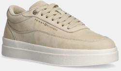 Tommy Hilfiger nubuk tornacipő MODERN COURT SNEAKER NUBUCK bézs, FW0FW08462 - bézs Női 38 - answear - 37 990 Ft