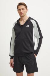 Adidas felső Essential Colorblock fekete, férfi, mintás, kapucnis, JD8067 - fekete XL