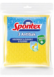  Szivacsos kendő antibakteriális 3 db/csomag Spontex