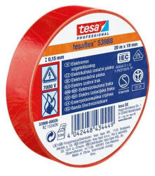 TESA Szigetelőszalag 19mmX20m Tesa piros - vegyesbolt