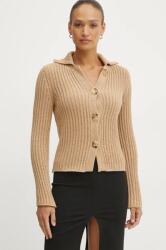 Twinset pamut kardigán bézs, meleg, 251TP3380 - bézs S