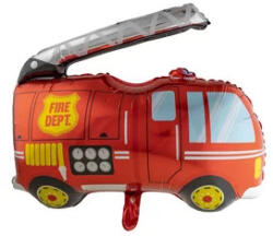  Fólia lufi - tűzoltó autó - vegyesbolt