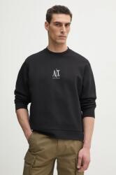 Giorgio Armani felső fekete, férfi, nyomott mintás, XM000368 AF10818 - fekete XL