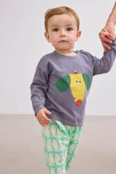 Bobo Choses baba pamut hosszú ujjú Happy Dog 125AB017 - kék 68