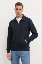 Tommy Hilfiger pamut melegítőfelső sötétkék, férfi, sima, MW0MW37238 - sötétkék M