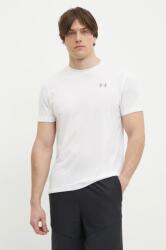 Under Armour futós póló Launch fekete, sima, 1382582 - fehér XL