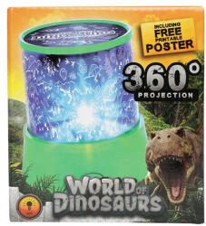 Magic Toys Lampă cu proiector Glow N Fun cu model de dinozaur (37860B) Decoratiune camera copii
