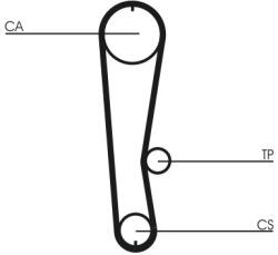 Continental Ctam Curea de distributie CONTINENTAL CTAM CT936 - fixbox