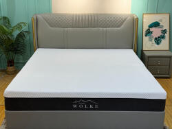  Saltea ortopedica Wolke Memory Basic Gel 140x200x23 cm, husa detasabila cu fermoar, 1 cm spuma memory gel, 6 cm spuma de comfort, 16 cm spuma poliuretanica ferma, nivel fermitate medie (C3089) Saltea