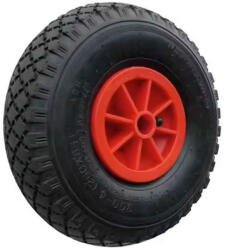 Wolker Molnárkocsi kerék műanyagfelnis siklócsapágyas 3.0-4.0 80x260mm 80kg max. terhelhetőség (FX12372)