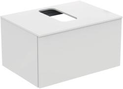 Ideal Standard Dulap baie suspendat Ideal Standard Adapto pentru lavoar, 70 cm, alb lucios, blat cu decupaj (U8595WG)