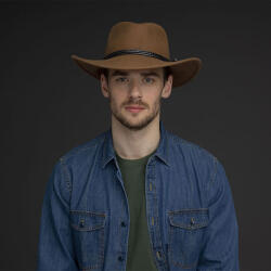 Bailey 1922 Bailey 1922, Palarie maro piston fedora (38350BH-Maro)