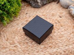 Fekete ajándékdoboz ékszerhez kis